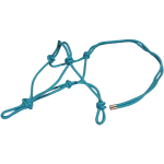 Knotted Rope Halter Cob Turquoise